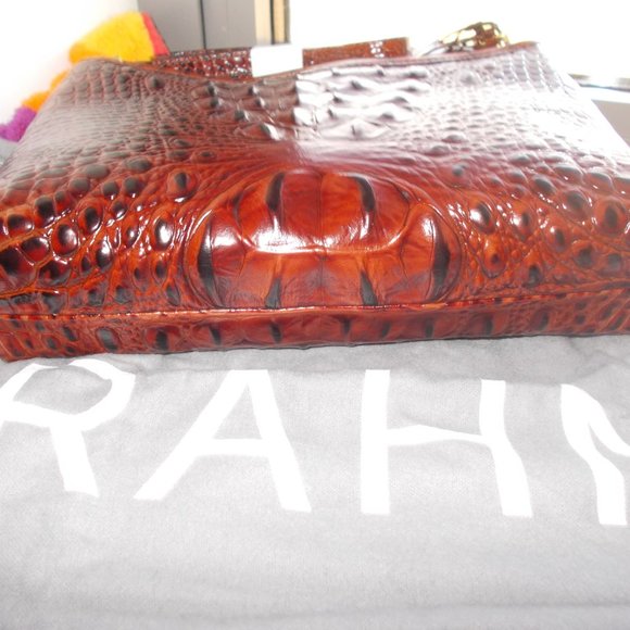 Brahmin New Authentic Pecan Brown Handbag - Picture 5 of 9